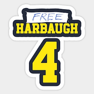 Free Harbaugh Shirt For Men Women Sticker